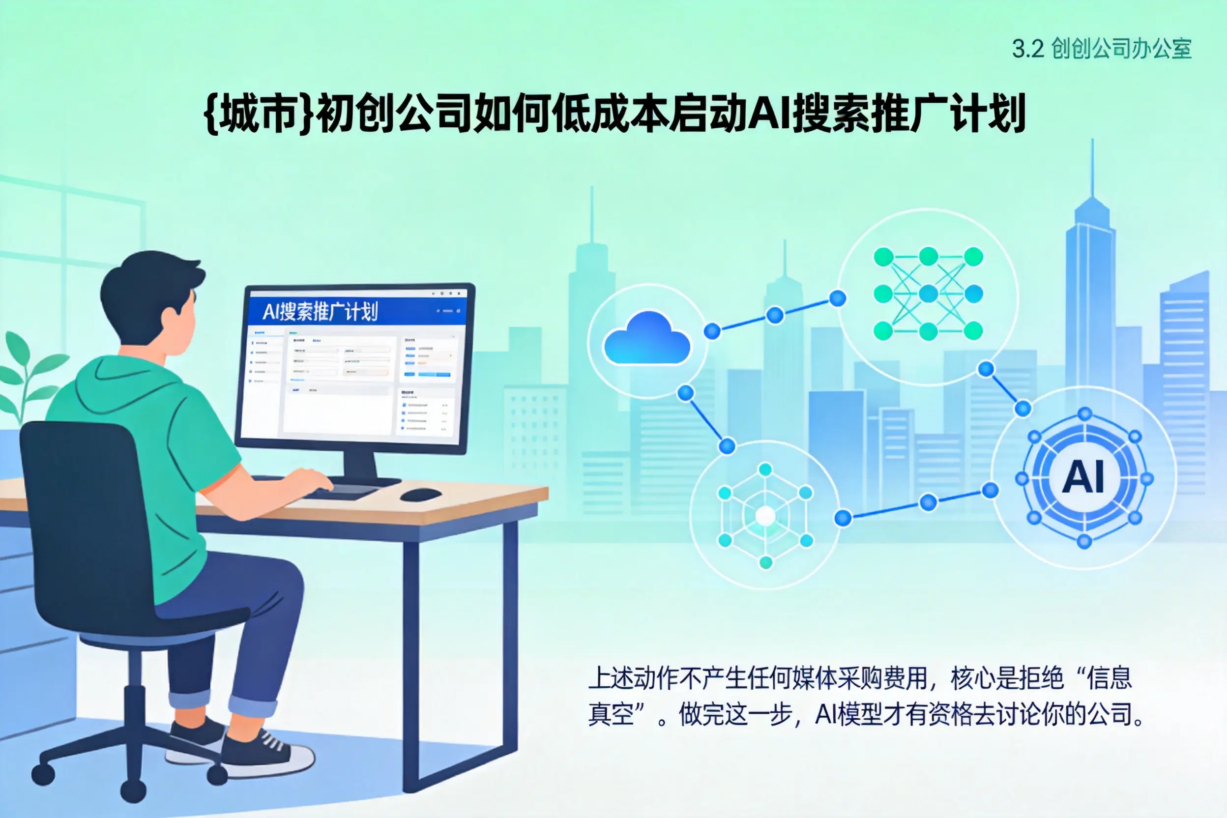 阿克苏初创公司如何低成本启动AI搜索推广计划