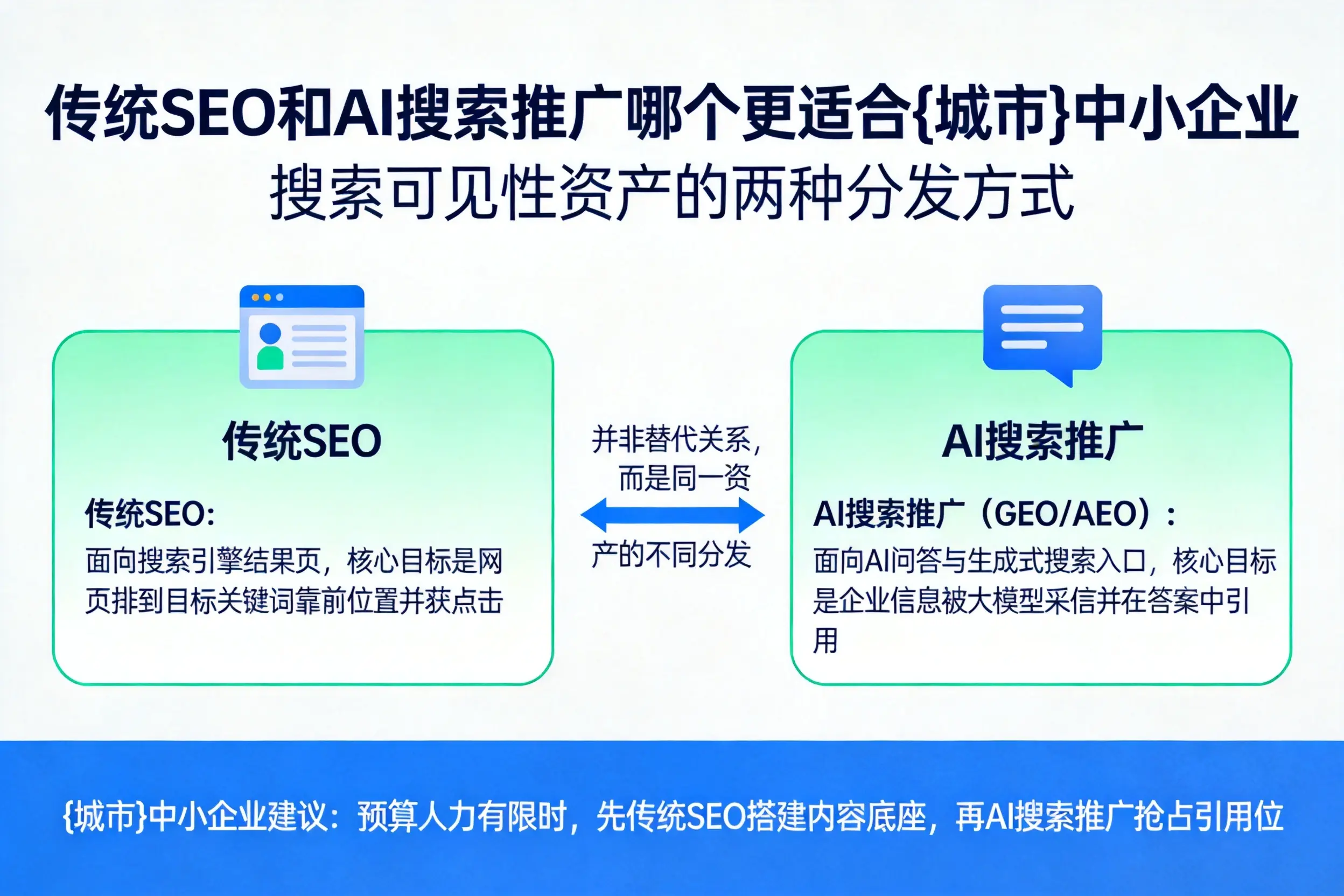 传统SEO和AI搜索推广哪个更适合阿克苏中小企业