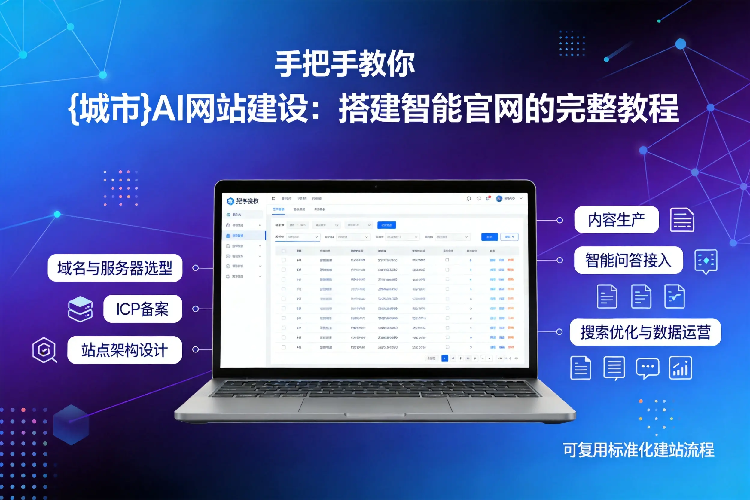 手把手教你阿克苏AI网站建设：搭建智能官网的完整教程
